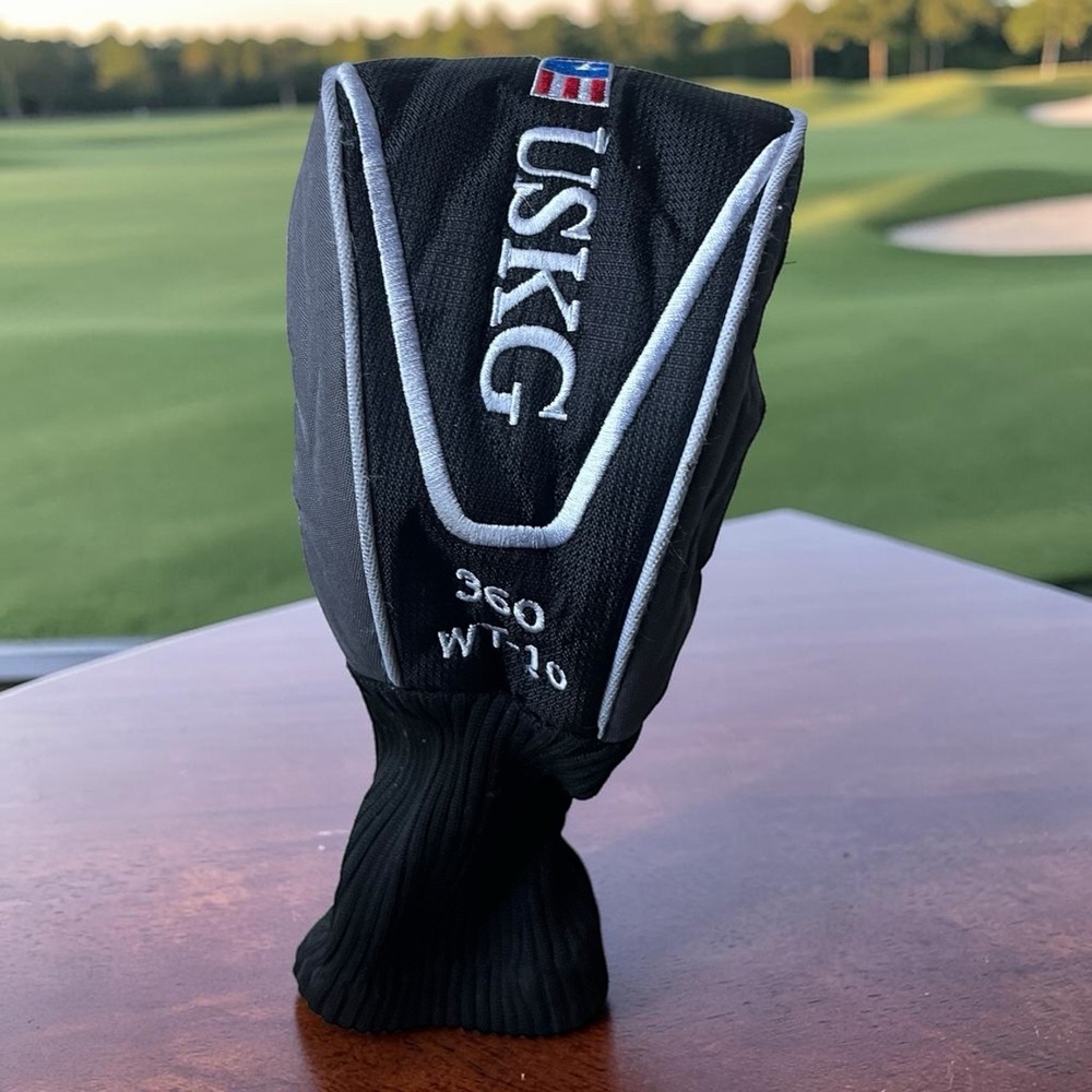 US Kids USKG WT-10 360 Driver Golf Club Headcover Head Cover Sock Black
